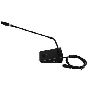 Conference Room Desktop Hand in Hand Wired <strong>Microphone</strong> with <strong>Audio</strong> <strong>Input</strong>/<strong>output</strong> Port