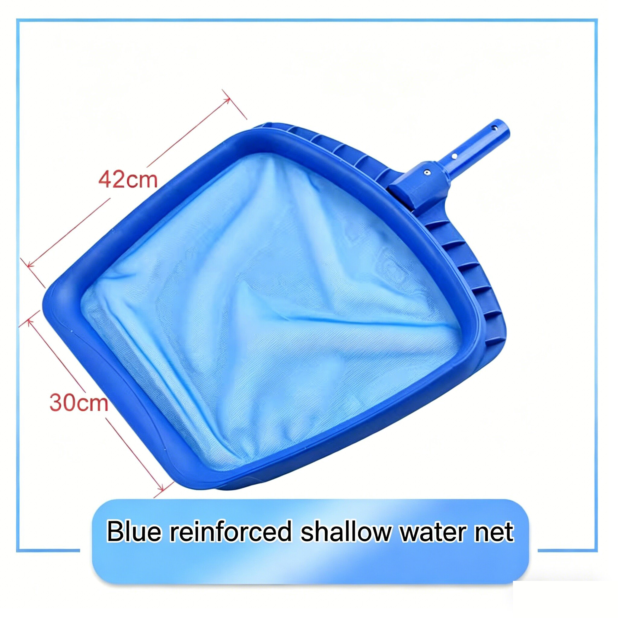 Red de superficie reforzada azul para aguas poco profundas