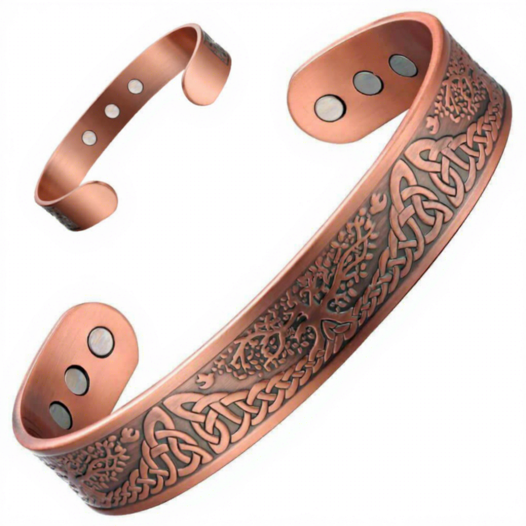 Pulsera de cobre con 9 imanes
