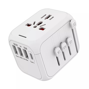 All-In-One 5V 5A Universal Type C <strong>USB</strong> Travel <strong>Adapter</strong> Electric 4A <strong>Output</strong> for Mobile Phone International <strong>Power</strong> <strong>Adapter</strong> for AU US - Product Image 2
