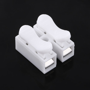 100Pcs 10A 250伏塑料2针接线盒推快速电线电缆连接器电线端接连接器 - Product Image 5