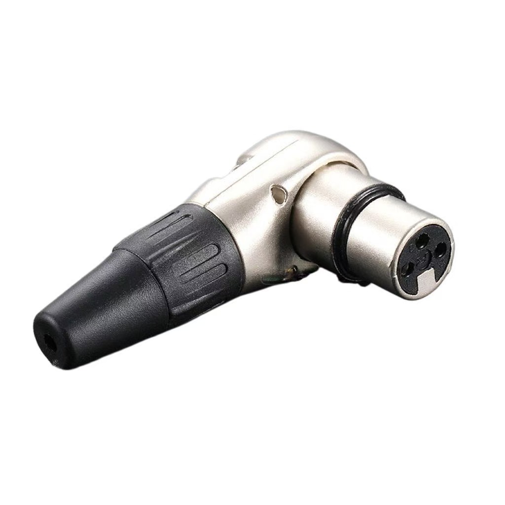 ขั้วต่อ Canon RC3FR ตัวเมียโค้งสีขาว