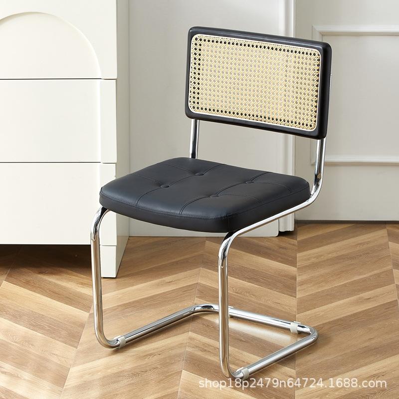 Dossier noir et coussin d'assise noir