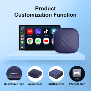 Carlink Kit không dây <span class=keywords><strong>Android</strong></span> tự động và xe chơi Adapter Tbox cộng với 64GB 128GB Appl video GPS youtub Carplay thông minh ai Hộp <span class=keywords><strong>TV</strong></span> Dongle - Product Image 2