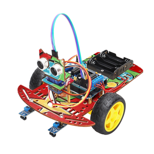 Fabrik 2WD Smart Robot Auto Hindernis vermeidung Line Tracking Follower Roboter Kit Programmier bares Roboter Starter Kit DIY Fine Arts - Product Image 2
