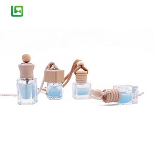 4 6 9 <strong>10</strong> ml Small Car Collar Rattan Diffuser Atmosphere Room Ornaments Glass Jar with <strong>String</strong>