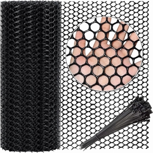 リジッドPP HDPEプラスチックメッシュ押出ポリプロピレンプレーンネットファーム繁殖フラットネット - Product Image 2