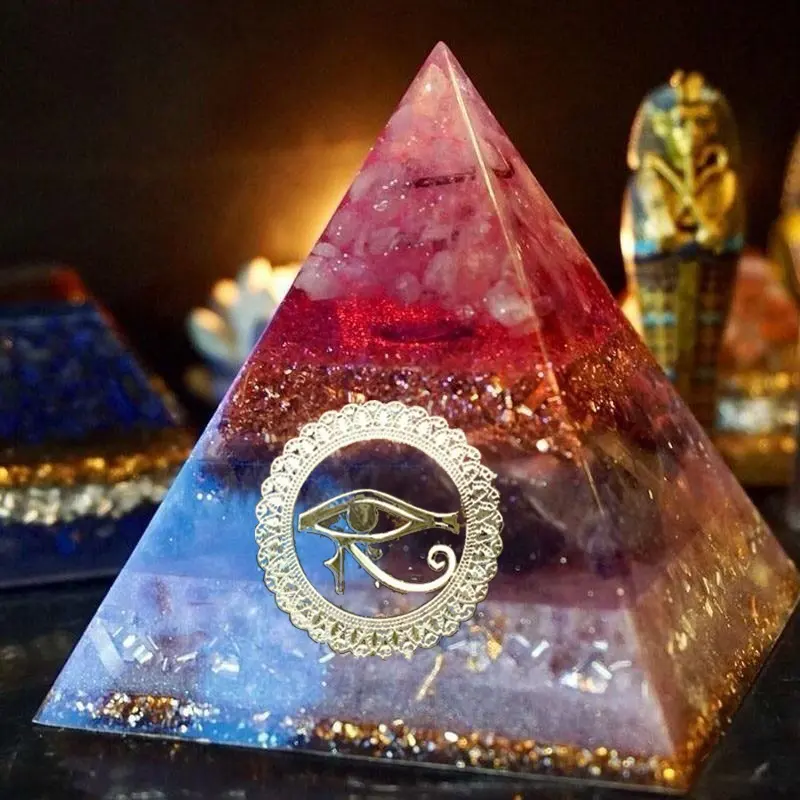 Wholesale Amethyst Crystal Energy Orgonite Orgone Pyramids Healing Stones