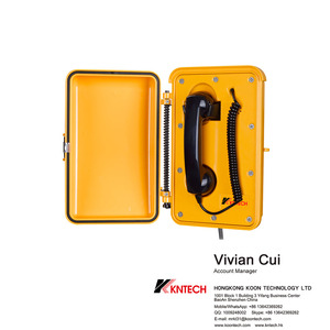 KNSP-03 VoIP <span class=keywords><strong>SIP</strong></span> 2.0 Không Thấm Nước Ngoài Trời Có Dây Điện Thoại Đường Dây Nóng Điện Thoại Với IP Và Poe Kết Nối Mạng - Product Image 3