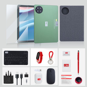 C Idee Android 14 Tablet 10,1 Zoll mit Tastatur 8GB RAM 512GB Rom/128GB Dual Sim 13 16 MP Kamera 10000mAh (Grün) - Product Image 2