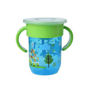 Toptan <span class=keywords><strong>360</strong></span> derece sızdırmaz sihirli fincan PP bebek besleme bebek yürümeye başlayan için Sippy eğitim su bardağı