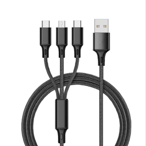 Type-C สายชาร์จเร็ว3 in 1, สายชาร์จ USB อเนกประสงค์สำหรับโทรศัพท์มือถือ/Type-C/Android - Product Image 4