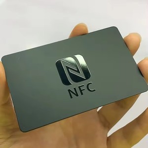 Rfid kilit anahtarı mat siyah PVC dokunun epoksi kart NFC NTAG 215 NTAG 216 NTAG 213 sosyal akıllı medya dijital baskılı PVC kartvizit - Product Image 3