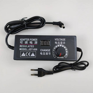 Adjustable 3-24V <strong>Digital</strong> Display Power Supply Speed Voltage Regulation <strong>Adapter</strong> for Water Pump Motor DC <strong>Output</strong> 5A - Product Image 1