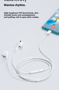 Compact Foldable Type C Wired <strong>Headphones</strong> Digital Decoding <strong>Line</strong> Control for ISO 15 Series for Android Music Compatible - Product Image 6