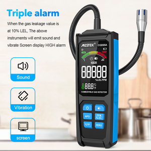 CGD05A石炭ガスアナライザーPPMメーター可燃性可燃性天然テスター50000 PPM 100% LELサウンドアラームメタンリークガス検知器 - Product Image 6