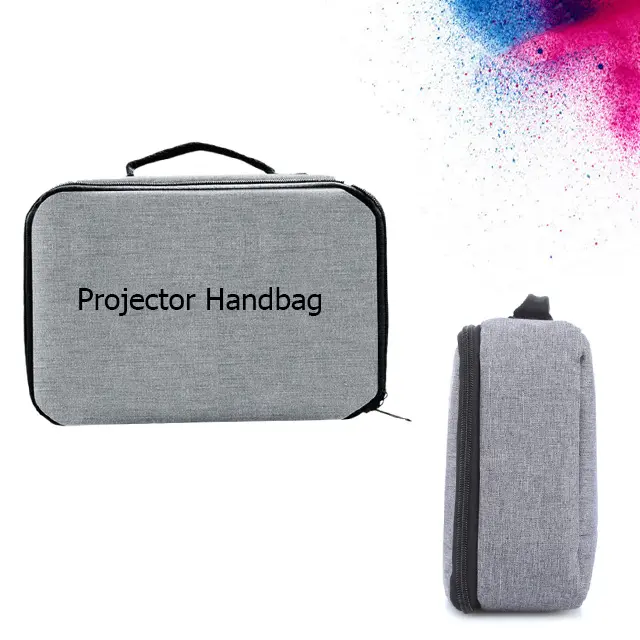 Bolso de mano para proyector portátil, Mini bolsa de transporte inteligente para portátil, a prueba de agua