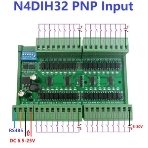 DC 12V 24V 32CH光絶縁入力PNPNPNスイッチデジタルコレクターRS485ModbusRTUモジュールN4DIH32N4DIM32 - Product Image 3
