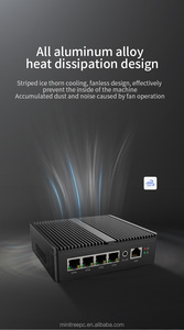 インテルN100ミニPCファイアウォールルーター12TH N5105ファンレスPC 4xInteI 2.5G LAN I226 Nics HD PfSense OPNsense VMware ESXi 4G SIM - Product Image 2