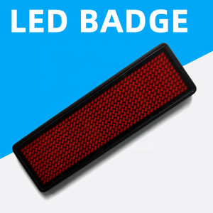 LED-Namensschild Tag Zeichen USB-Aufladbare Karte Bildschirm Programmierbar Digital-Pixel-Anzeigenlampe für Unternehmen Supermarkt Restaurant - Product Image 3
