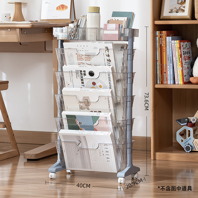Five-layer wheeled model - blue