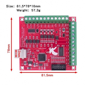 Kit de tarjeta de Control de movimiento CNC impulsado por Mach3 Tarjeta controladora CNC USB de 4 ejes Placa de ruptura de 100Khz Compatible con WinXP Win7 - Product Image 5