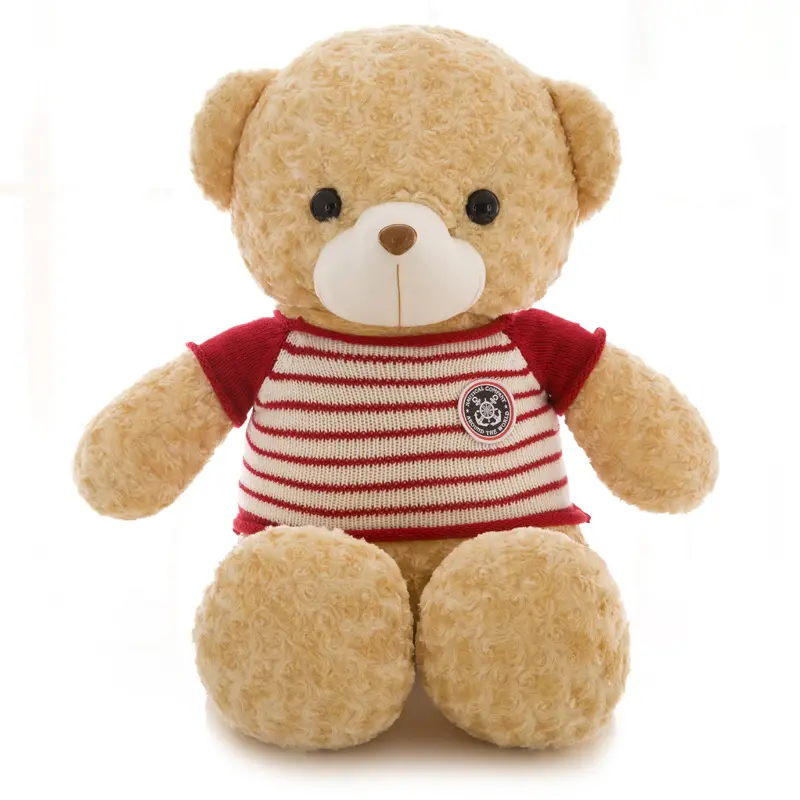 เสื้อตุ๊กตาหมีเท็ดดี้พิมพ์ซับลิเมชันออกแบบได้ตามต้องการเสื้อตุ๊กตาหมีสำหรับวาเลนไทน์ขายส่ง
