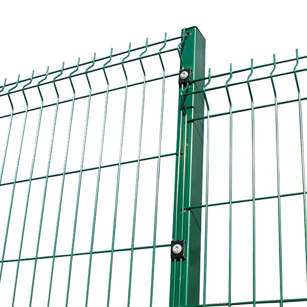 Clôture en treillis métallique enduit de PVC de 2.5m de hauteur pour mur limite/clôture en fil d'isolation soudé galvanisé de 4mm