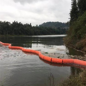 Vicking Durable LLDPE Canal Barrera flotante Material de Protección Ambiental Advertencia Elevación Pontón Boya de tubería de plástico - Product Image 5