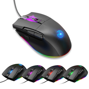 Filo LED Mouse da Gaming USB definizione Macro programmabile RGB USB Computer Gamer Mouse silenzioso Mouse 7200 Mouse da gioco cablato dpi - Product Image 1