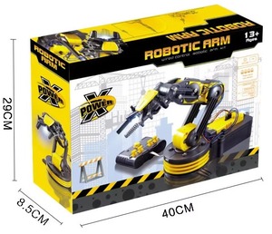 STEM Toy Robot Arm Draht gesteuerter und drahtlos gesteuerter pädagogischer zusammen gebauter DIY-Roboterarm für Kinder und Studenten