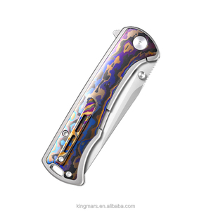 CNC taşlama ithal M390 kumlama zirkonyum şam titanyum alaşım kolu taktik açık Survival kamp <span class=keywords><strong>jack</strong></span> bıçak