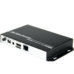 Decodificador de vídeo 4K H.265 y H.264 HEVC salida de audio AV HDMI para pantalla publicitaria, cámara IP multimedia, transmisión de vídeo deportivo en vivo - Product Image 1