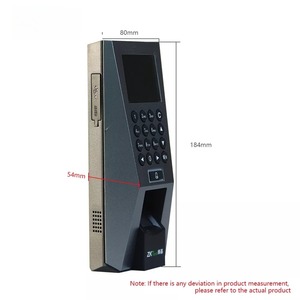 Precio de fábrica Zk F18 Control DE ACCESO biométrico de huellas dactilares Tiempo DE ASISTENCIA Dispositivo Sistema Precio de máquinas de huellas dactilares - Product Image 2