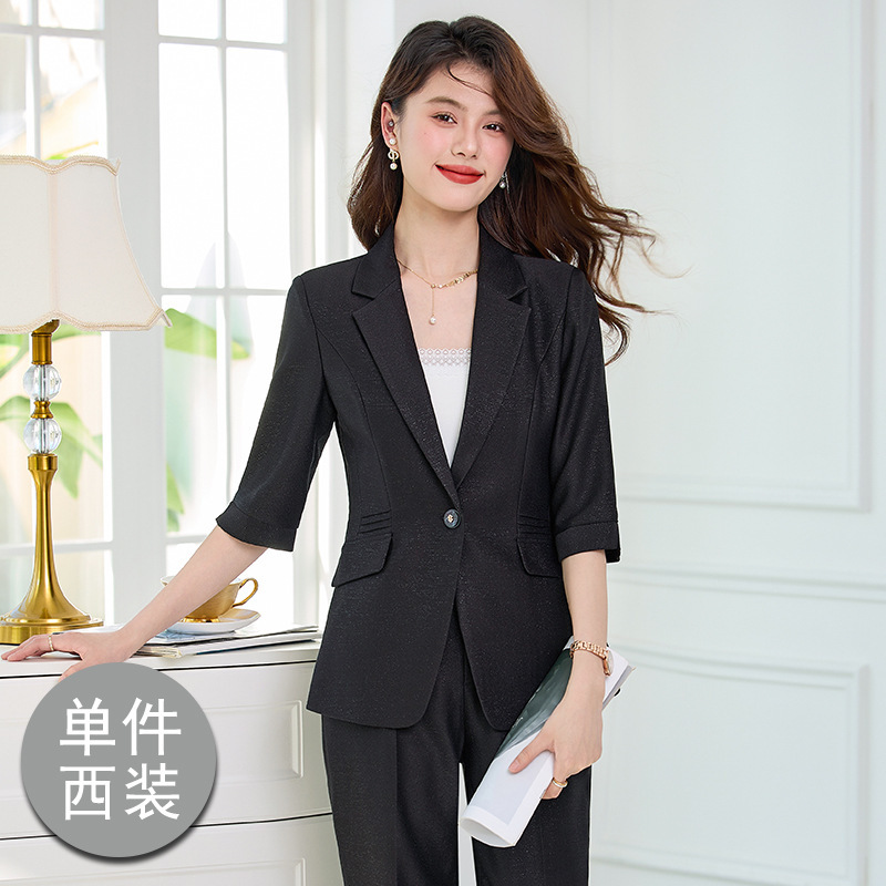 black suit