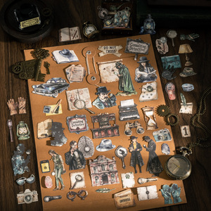 20 наклеек в упаковке, серия детективного агентства Чарли, декоративные наклейки для коллажей - Product Image 2