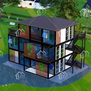Casas contenedor modular prefabricadas de 20/40 pies edificios, contenedor de oficina a la venta