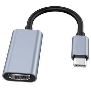Convertidor USB C a HDTV 4K 30Hz Tipo C Entrada HDTV Salida Cable de audio en gris para computadora y computadora portátil - Product Image 3