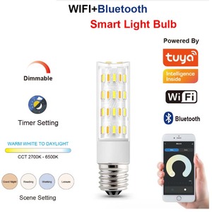 Akıllı ampul seramik vücut g4 taban app kontrolü 12v wifi tuya akıllı led g4 - Product Image 4