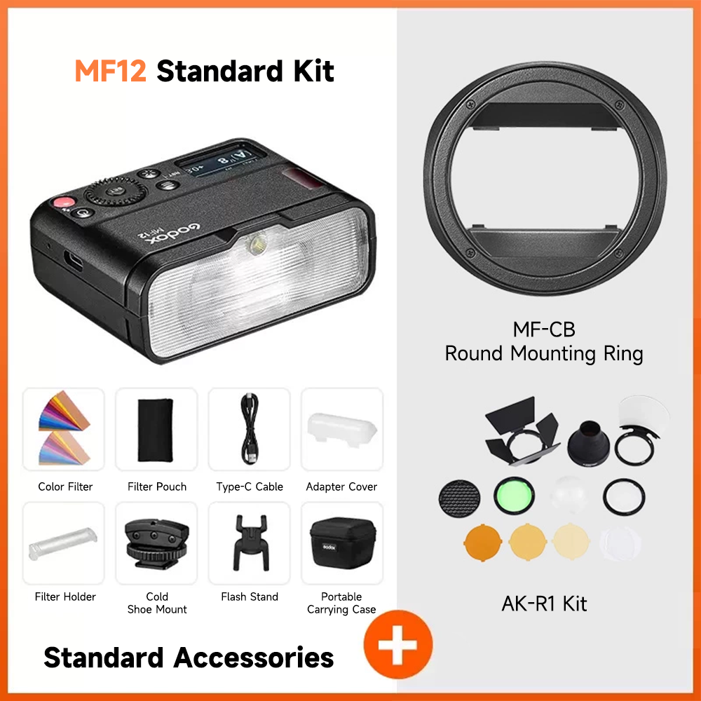 Kit standard MF12 + Anneau de montage rond MF-CB + Kit AK-R1