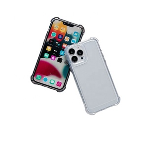 Hot Selling 1.5mm Reinforced Corners Clear <strong>Flexible</strong> Soft TPU Protective <strong>Shell</strong> for iPhone 13 Pro Max 13 12 11 8 7 X XR XS Series - Product Image 1