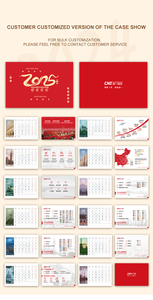 2025 người bán hàng tốt nhất trang trí văn phòng bàn lịch với dán tùy chỉnh sinh thái thân thiện sáng tạo đời lịch - Product Image 6