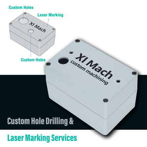 Chết đúc nhôm Hộp nối chống thấm nước với gia công CNC, khoan, khắc và in lụa cho các ứng dụng điện - Product Image 5