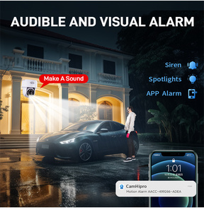 2X Zoom Camhipro iki yönlü ses çift Lens 4K 4G CCTV Sim kart PTZ IP ağ kamerası - Product Image 4