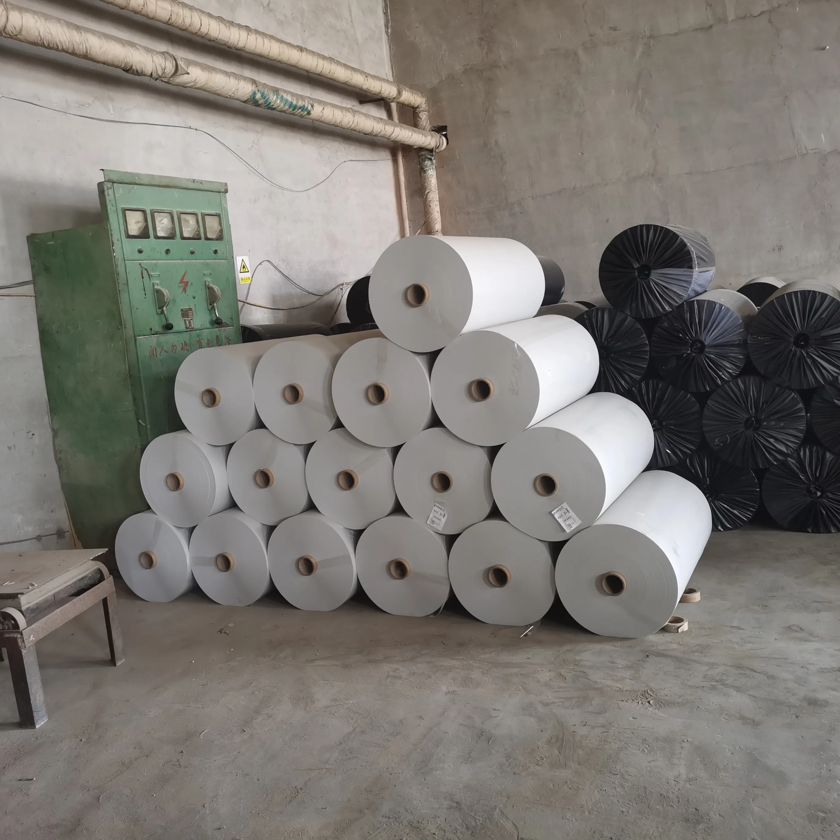 Ventas de fábrica a prueba de agua de alta calidad rollo grande personalizado orden Durable Pvc aire acondicionado cinta adhesiva