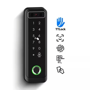 Cerradura inteligente para puerta, resistente al agua, IP66, reconocimiento facial, lectores de tarjetas biométricas, sistema de acceso de Control de puerta - Product Image 1