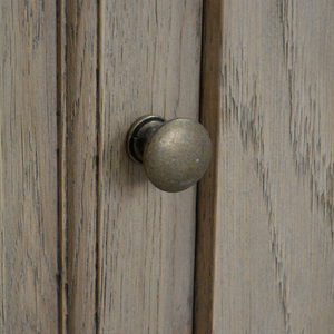 P1803-240 <span class=keywords><strong>dundee</strong></span> Pháp sang trọng tỉnh cổ phong cách cổ điển rắn gỗ sồi Kệ sách nhỏ Kệ sách gỗ trắng - Product Image 6