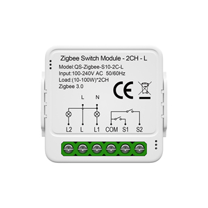 Módulo de interruptor Zigbee inalámbrico Tuya sin neutro con derivación o condensador para sistema de hogar inteligente - Product Image 4
