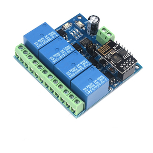 ESP8266 Kanal WLAN-Relay-Modul 2-Kanal-Relay-Modul für IoT Smart Home Phone APP-Controller 12 V 5 V - Product Image 1