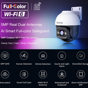 Tenda Cámara de Seguridad PoE para Exteriores, Wifi, Pan/Tilt, 360 °, Inalámbrica, ICR, IP65, CMOS, Sensor, Opciones de Almacenamiento de Tarjeta de Memoria, 5MP, ° - Product Image 2